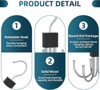 Multi-Purpose Rotatable Belt Hanger & Organizer for Closet - Space-Saving Storage for Belts, Bras, Hats, Tank Tops, Ties, Scarves, and Purses