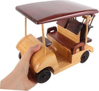 DECHOUS Vintage Vehicle Statue Handcrafted Car Figurine Rustic Car Toy Decorative Ornament for Office