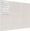 MaxGear Large Cork Board for Wall 36" x 24", Light Tan Bulletin Board, 6 Pack Felt Wall Tiles with Pushpins, Cork Boards for Office Pin Board Tack Board Cork Boards
