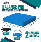 High-Density Balance Pad - Durable TPE Foam Balance Pad Physical Therapy, Foam Exercise Pad with Non-Slip Surface, Lightweight for Home & Gym Workouts, Core Strength & Balance Enhancement