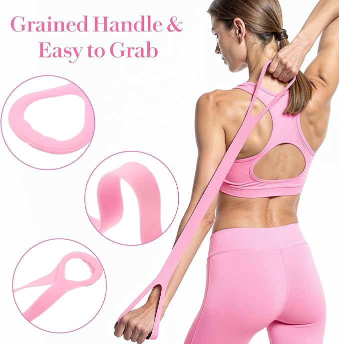 Figure 8 Resistance Band with Handles Elastic Bands for Working Out Arm Back Shoulder Training Elastic Ropes Exercise Equipment for Yoga Pilates Physical Stretching Chest Expander