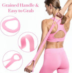 Figure 8 Resistance Band with Handles Elastic Bands for Working Out Arm Back Shoulder Training Elastic Ropes Exercise Equipment for Yoga Pilates Physical Stretching Chest Expander