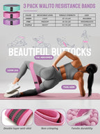 1/3 Yoga Mat Thick, Yoga Set for Beginners Include High Density Mat with Multi-loops Strap, Blocks, Booty Resistance Band Set, Door Anchor, Carring Bag & Strap