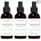 Muse Apothecary Flush Ritual - Aromatic & Refreshing Toilet Spray, Use Before You Go, 4 oz, Infused with Natural Essential Oils - Cara Orange + Fig + Blackberry Vanilla, 3 Pack