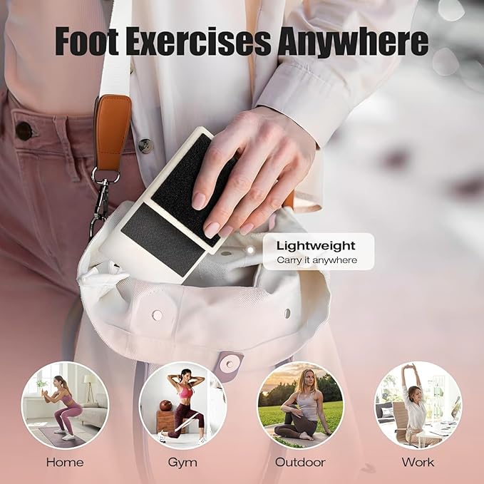 Ankle Balance Board, Foot Trainer, Ankle Strengthener Set, Single Foot Balancing Board, Posture Corrector, Foot Strengthening Trainer for Sprained Ankle Valgus