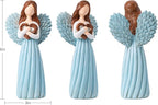 Remembrance Angel Figurines,Sympathy Gifts for Loss of Loved one,Grief Gifts for Women,Memorial Gifts to Hold Each one Safely in Your Heart,Sculpted Hand-Painted Figurine.Keep Memories Alive