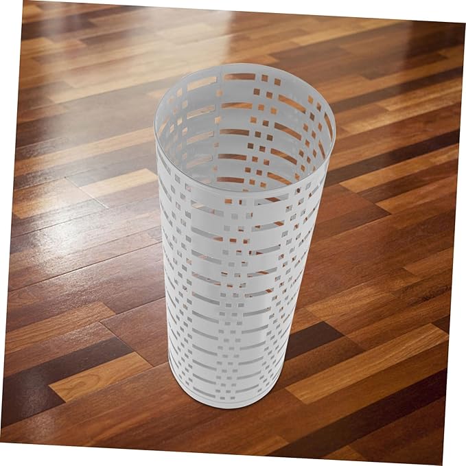 Ciieeo Vertical Umbrella Stand for Entryway Iron Storage Bucket with Base Stylish Design for Home Office Classroom Use