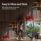 CURSOR FITNESS Elliptical Exercise Machine, Elliptical Machine for Home with 8 Levels Resistance, Silent Magnetic Elliptical Trainer with 12" Stride and LCD Monitor Max 330Lbs