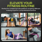 Fabric Resistance Bands for Working Out – 5 Strength Levels from Extra Light to Extra Heavy – Thick Workout Bands for Legs, Glutes, HIPS, Stretching, Strength Training with Storage Bag