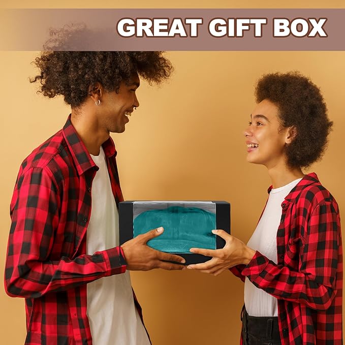 100 Pcs 50 Pack Hat Boxes with Clear Window, Foldable Black Gift Boxes for Baseball Caps, Storage, Display and Shipping (Black)
