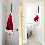 HEYHOUSE Wreath Hanger,Easter Decorations Adjustable Wreath Hanger for Front Door Decor from 14.9-25",Over The Door Hooks Organizer 20 lbs Larger Wreaths Hangers Christmas Wreaths Decorations Hook