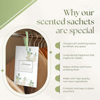 15 Pack Jasmine Sachets for Drawers and Closets, Scented Sachets for Drawers, Closet Freshener Sachet for Drawers to Refresh Any Space, Jasmine Sachet Bags, Scented Drawer Fresheners