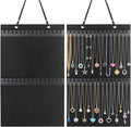 Caffox Hanging Necklaces Holder, Large Jewelry Organizer for Necklaces, Bracelets, and Ankles, Necklaces Display Storage Hanger for Wall, Closet and Door