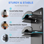 Hat Organizer for Baseball Caps 2 Pack Hat Rack for Wall with Strong Adhesive Hat Hanger Holder Display for Door Closet Hold up to 20 Hats Multilayer Ball Cap Storage Two Mounting Option