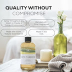 Aroma Country White Tuberose Luxury Diffuser Oil Refill & Fragrant Room Spray for Reed Diffusers, Electric Machines, and Oil Warmers (8.5 Fl. oz)