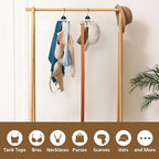 ZEDODIER 2 Pack Tie Hanger & Belt Organizer, Rotatable Tie Rack Space Saving Tie Holder with 16 Adjustable Hooks for Closet Organizers and Storage, Sturdy Belt & Tie Collection Storage, Black