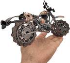Tipmant Antique Vintage Motorcycle Model Retro Iron Metal Bicycle Vehicle Office Home Décor Room Desk Decoration Ornaments Handmade Handcrafts Collections