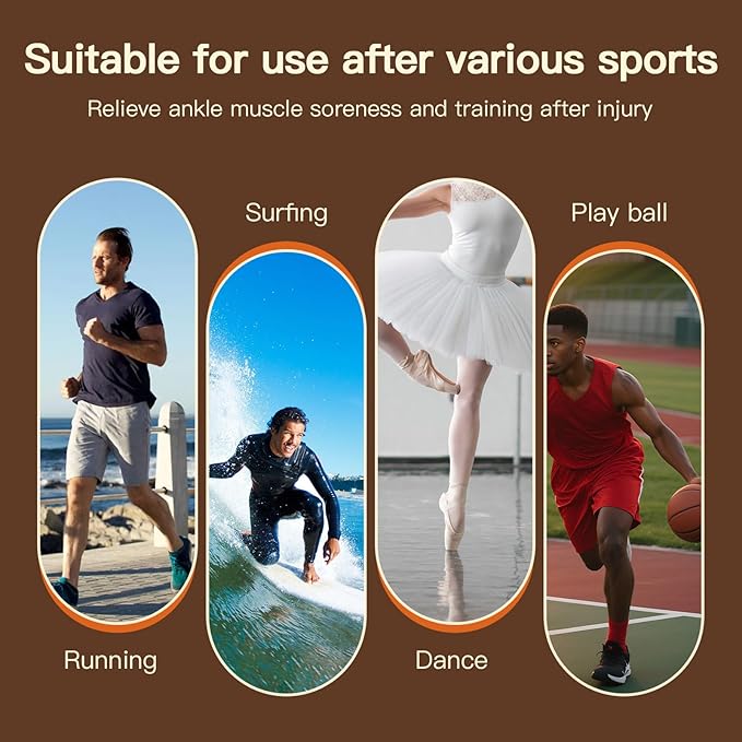 Ankle Balance Board Foot Strength Training Set for Sprained Ankle, Balance Exercises, Plantar Fasciitis Relief, Posture Correction, and Foot Relaxation, Great for Home Use and Sports Enthusiasts