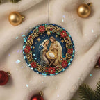 Nativity Christmas Ornament 2025 - Christian Christmas Ornaments – Religious Oranament – Christmas Tree Ornament – Religious Holiday Keepsake Gift