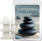 ScentSationals Zen Scented Wax Melts - Eucalyptus, Spearmint, & Sandalwood, 10oz (24 Cubes)