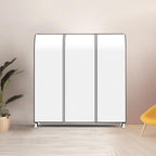 Zilink 60'' Garment Rack Cover Dustproof Clothes Rack Cover Breathable Garment Bags Protector Wardrobe Cover with 2 Durable Zippers for Garment Rack, White (Rack Not Included)