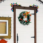 Pigort Christmas Door Toppers Christmas Door/Window Coner Decorations Christma Light Windows Walls DIY Craft for Party Ornament