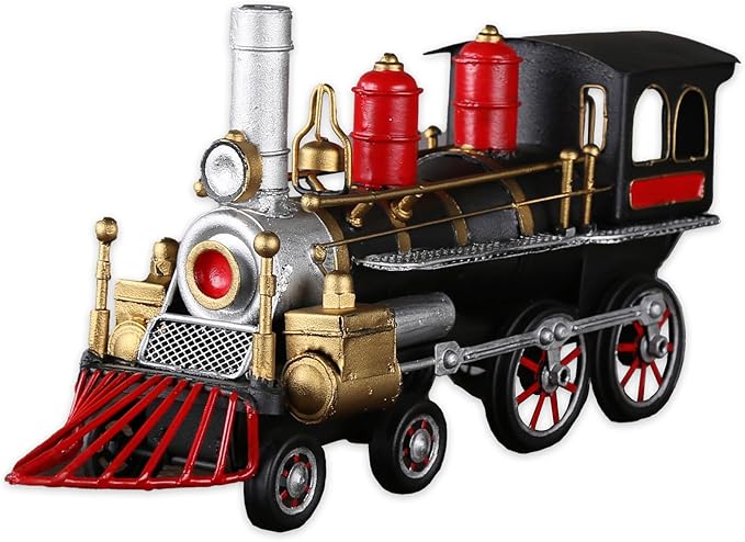 Metal Antique Vintage Car Model - Classic Collection Model Train Decor Metal Truck Christmas Decor Vintage Train Model Decorative Collectible