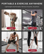 HAPBEAR Pull Up Assistance Bands - Pull Up Bands - Resistance Bands - Exercise Bands Resistance Bands Set of 5 - Workout Bands for Working Out, Stretching, Muscle Training
