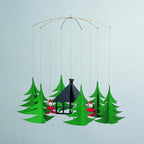 Pixies in The X Hanging Mobile - 11 Inches - High Quality - Handmade in Denmark by Flensted