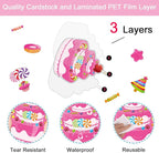 Candy World Cutouts Candy Classroom Bulletin Board Decorations Candy World Ice Cream Donut Round Lollipop Cut Outs Kids Sweet Birthday Themed Party Supplies for Students Classroom Decorations