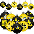 HyDren 40 Pcs Summer Construction Ornaments for Tree 1.18 Inch Small Hanging Ball Hanging Ornaments for Summer Baby Shower Birthday Holiday Decorations