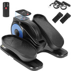 Under Desk Elliptical Machine, Leg Exerciser as Seen on TV for Seniors with 12 Speeds and 12 Modes, Portable Seated Pedal Trainer, Remote Control Elliptical Exerciser for Home Office