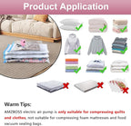 Electric Pump for Vacuum Storage Bags, Portable Vacuum Bag Pump, Electric Vacuum Pump for Storage Bags, Great for Various Vacuum Seal Bags for Clothing,Blankets,Bedding- Pink (No Bags)