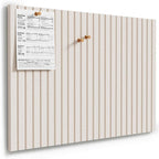 MaxGear Large Cork Boards for Walls 36" x 24", Light Tan Felt Bulletin Board Tiles for Office Decor, 6 Pack Felt Wall Tiles with Slat Paneling, Push Pin Board Home Wall Organizer