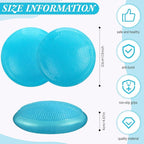 Libima 4 Pcs Glitter Wiggle Seat for Sensory Kids Inflated Wobble Cushion Sensory Seat Flexible Seating for Classroom Elementary, Balance Disc for Kids Adult Office Home