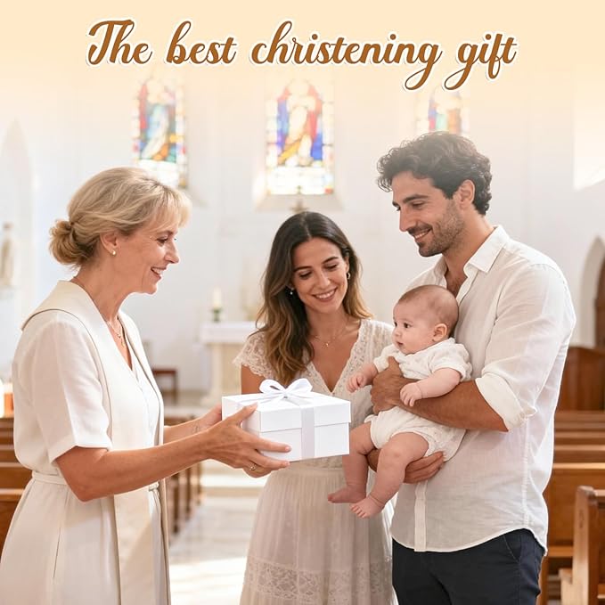 Baptism Gifts for Girl,Boy,Baby - I Am a Child of God Crochet Angel Doll- Religious Christian Gifts for Women,Men,Kids, Confirmation Gift for Teen Girls, First Communion Gift