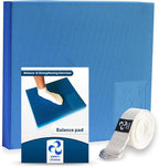 pete's choice XL or L Foam Balance Pad - Free Stretching Strap & Booklet | Extra Large Balance Pads - Physical Therapy, Ankle & Knee Rehab