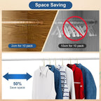 SPECILITE Wire Metal Clothes Hangers Bulk 100 Pack for Standard Size Suits, Coats, Shirts, Pants, Skirts, Space Saving, Non Slip,16 Inch 12 Gauge Ultra Thin, Bronze