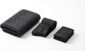 Personalized Women's Fitness Starter Pack, Black Rayon Bamboo Towel with Breathable Socks and Stretch Wristband, Soft Workout and Yoga Set