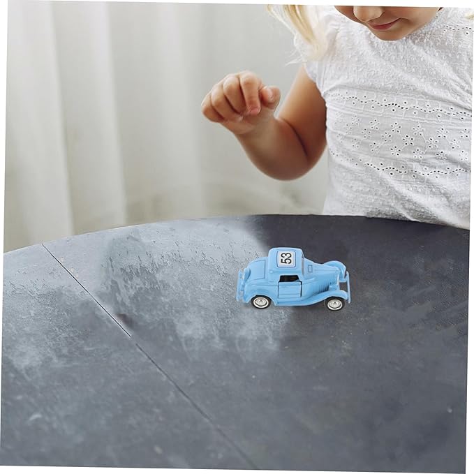 Toddmomy Vintage Car Model Metal Ornament for Home Decor Rustic Desktop Decoration for Living Room Bedroom Study Creative Present for Car Collectors