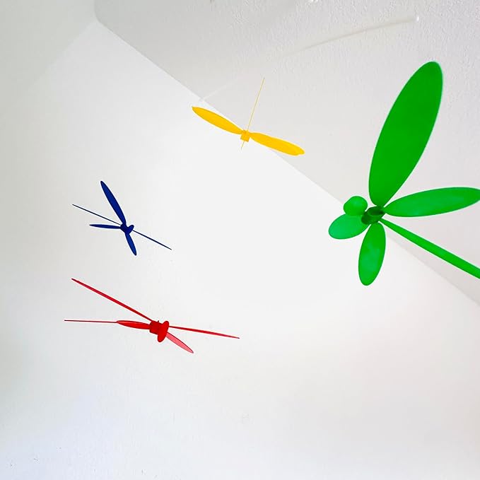 Dragonfly Mobile | Modern Nursery Decor | Custom Color Hanging Art