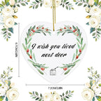 Jocidea Friendship Christmas Decorations - Sentimental Gifts for Women, Bridesmaid, Birthday, Long Distance Friends - Xmas Present