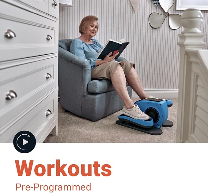 FitNation by Echelon Pedal Pro Plus Motorized Seated Elliptical