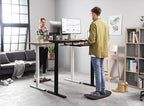 FEZIBO Standing Desk Mat with Anti Fatigue Bar, Wooden Wobble Balance Board with Ergonomic Design Comfort Floor Mat