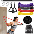 VEICK Resistance Bands for Working Out, Exercise Bands, Workout Bands, Pull Up Assistance Bands, Long Heavy Stretch Bands Set for Men Women, Power Weight Gym at Home Fitness Equipment