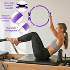 Pilates Equipment Set for Women - 12PCS Pilates Starter Accessories Kit with 10'' Ball, Magic Circle, Yoga Ring, Resistance Bands, Stretching Strap for Home Workout Exercise Beginner Essentials