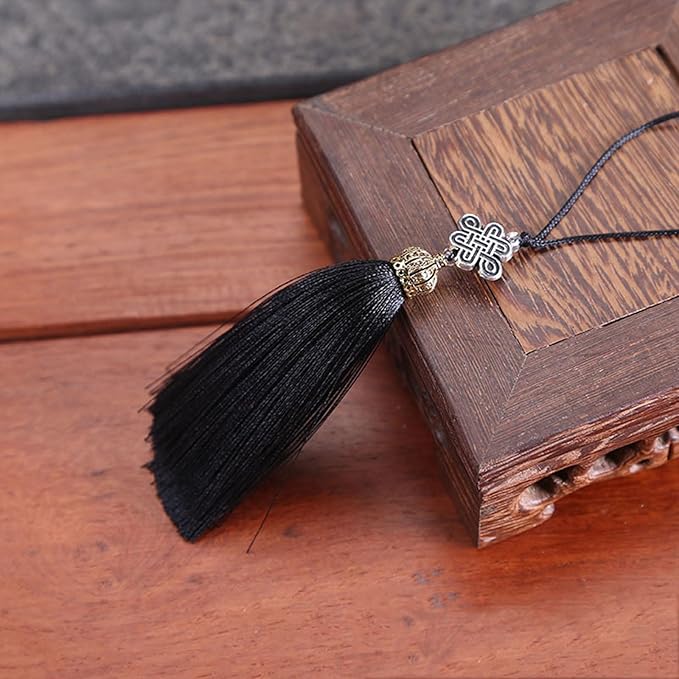 Chinese Knot Tassels Pendant Handmade Polyester Tassels Chinese Tassels Great for Home Decors and Festival Ornament