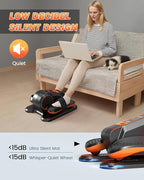 Under Desk Elliptical Machine, Electric Leg Exerciser as Seen on TV for Senior, Quiet Portable Seated Pedal Exerciser Machine with Remote Control, 12 Adjustable Speeds for Home Office