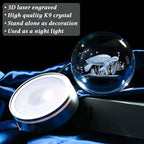 Movdyka Sea Turtle Gifts for Women Men 3D Sea Turtle Decor Statue Crystal Ball Night Light, Laser Engraved Sea Turtle Ornament Figurine Glass Snow Globe Room Decorations Crafts