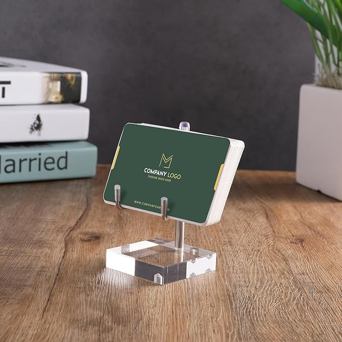 Sibba Plate Stands for Display Adjustable Metal Arms Photo Stand Easel Acrylic Base Small Holder Case Plate Clear Base Home Décor Accents for Picture Decorative Book Coral Geodes Rock